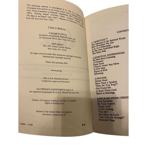 Lot Of 4 Vintage Paperback Books Living Sober Game To Believe Religion - Picture 4 of 11